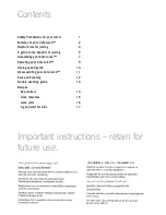 Preview for 2 page of Sunbeam Cafe Juice JE7600 Instruction Booklet