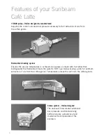 Preview for 8 page of Sunbeam Cafe Latte EM5400B Instruction Booklet