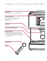 Предварительный просмотр 6 страницы Sunbeam Cafe Latte EM5600 Instruction Booklet