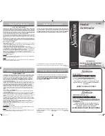 Preview for 1 page of Sunbeam Calentador SCH4051 Instruction Manual