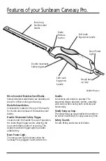 Предварительный просмотр 3 страницы Sunbeam Carveasy EK3800 Instruction Booklet