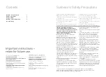 Preview for 2 page of Sunbeam CHIC KEM3507 User Manual