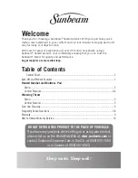 Preview for 4 page of Sunbeam ChoicePlus 85KQP User Manual