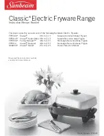 Sunbeam Classic FP5500P Instruction/Recipe Booklet preview