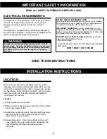 Preview for 3 page of Sunbeam COMPACT SBCR122BSL Owner'S Use And Care Manual