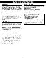 Preview for 7 page of Sunbeam COMPACT SBCR122BSL Owner'S Use And Care Manual