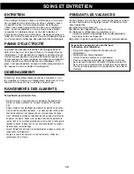 Предварительный просмотр 14 страницы Sunbeam COMPACT SBCR122BSL Owner'S Use And Care Manual