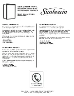 Preview for 17 page of Sunbeam COMPACT SBCR122BSL Owner'S Use And Care Manual