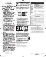 Preview for 1 page of Sunbeam ConformHeat 2001 Manual