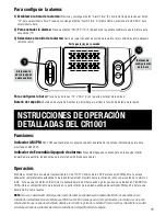 Предварительный просмотр 11 страницы Sunbeam CR1001-005 Instruction Manual