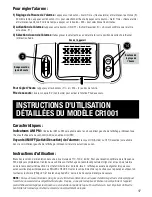 Предварительный просмотр 17 страницы Sunbeam CR1001-005 Instruction Manual