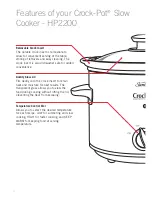 Предварительный просмотр 6 страницы Sunbeam Crock-Pot HP2200 Instruction/Recipe Booklet