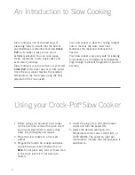 Предварительный просмотр 8 страницы Sunbeam Crock-Pot HP2200 Instruction/Recipe Booklet