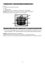 Preview for 68 page of Sunbeam Crock-Pot SCCPQK5025B Instruction Manual