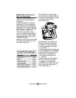 Предварительный просмотр 11 страницы Sunbeam DELUXE MIXMASTER 2366 Instruction Manual