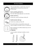 Предварительный просмотр 26 страницы Sunbeam Domestic 70 Operating Instructions Manual