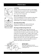 Preview for 44 page of Sunbeam Domestic 70 Operating Instructions Manual