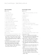 Preview for 35 page of Sunbeam Duos MU4000 Instruction/Recipe Booklet