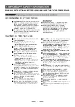 Preview for 3 page of Sunbeam DWSB3607BB Instruction Manual