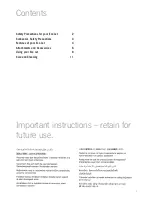 Preview for 3 page of Sunbeam Eco Jet SC4500 Instruction Booklet