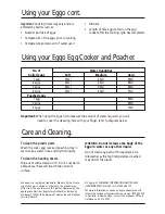 Preview for 5 page of Sunbeam Eggo EC1600 Instruction Booklet