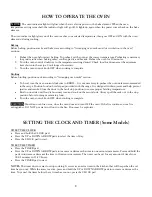 Preview for 8 page of Sunbeam Electric and Ceran-Top Ranges User Manual