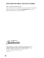 Предварительный просмотр 12 страницы Sunbeam Electric Heater User Manual