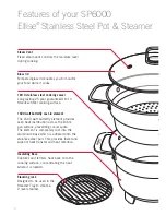 Preview for 4 page of Sunbeam Ellise SP6000 MASTER SERIES User Manual