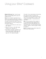 Предварительный просмотр 7 страницы Sunbeam Ellise SP6000 MASTER SERIES User Manual