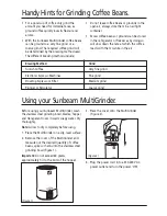 Предварительный просмотр 4 страницы Sunbeam EM0400 Instruction Booklet