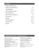 Предварительный просмотр 2 страницы Sunbeam EM3820 User Manual