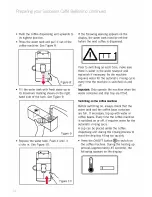 Preview for 14 page of Sunbeam EM9300 Caffe Bellissimo Instruction Booklet