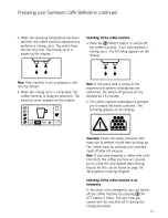 Preview for 15 page of Sunbeam EM9300 Caffe Bellissimo Instruction Booklet