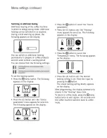 Preview for 28 page of Sunbeam EM9300 Caffe Bellissimo Instruction Booklet