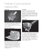 Предварительный просмотр 8 страницы Sunbeam Espresso Vita EM6200 Instruction Booklet