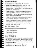 Preview for 27 page of Sunbeam EXPRESSBAKE 5847 User Manual