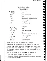 Preview for 38 page of Sunbeam EXPRESSBAKE 5847 User Manual