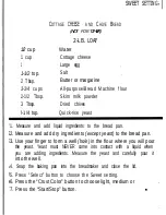 Preview for 50 page of Sunbeam EXPRESSBAKE 5847 User Manual