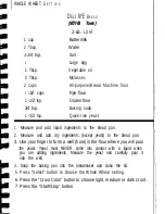 Preview for 65 page of Sunbeam EXPRESSBAKE 5847 User Manual