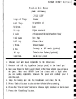 Preview for 66 page of Sunbeam EXPRESSBAKE 5847 User Manual