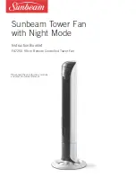 Preview for 1 page of Sunbeam FA7250 Instruction Booklet