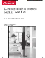 Sunbeam FA7500 Instruction Booklet предпросмотр