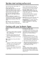 Preview for 9 page of Sunbeam FP8400 Instruction/Recipe Booklet