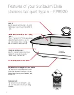 Предварительный просмотр 8 страницы Sunbeam FP8910 Instruction Booklet