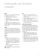 Предварительный просмотр 17 страницы Sunbeam FP8910 Instruction Booklet