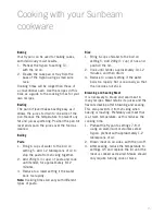 Preview for 17 page of Sunbeam FP8910 Instruction Booklet