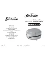 Preview for 1 page of Sunbeam FPSBCMM901 User Manual