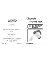 Предварительный просмотр 1 страницы Sunbeam FPSBHM2524R User Manual