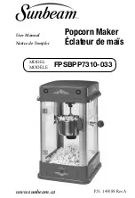 Sunbeam FPSBPP7310-033 User Manual preview