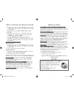 Предварительный просмотр 4 страницы Sunbeam FRSBBK04 User Manual